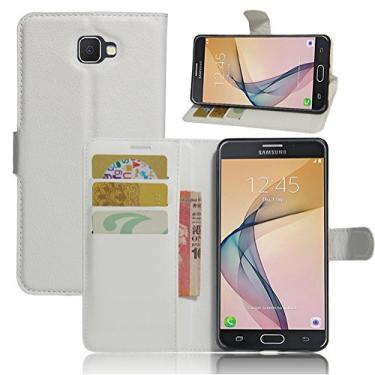 Imagem de NEKOYA Capa carteira para Samsung J7 Prime, carteira flip de couro PU premium com compartimento para cartão, suporte e fecho magnético [capa interna à prova de choque de TPU] Compatível com Samsung J7