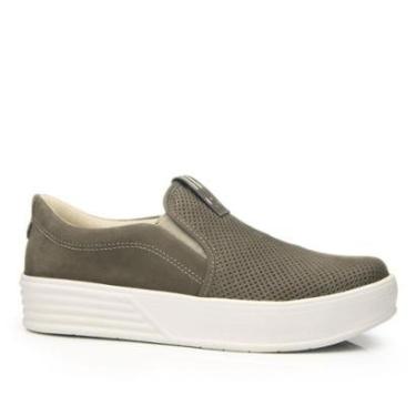 Imagem de Tênis Pegada Feminino em Couro Dune 212461-06-Feminino