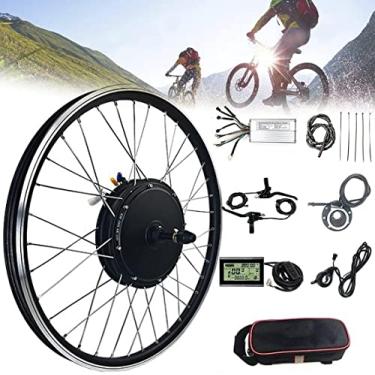 Imagem de Kit De Conversão De Bicicleta Elétrica,Kit De Conversão De Bicicleta Elétrica De Roda Dianteira E-bike Ciclismo Motor De Cubo Sem Engrenagem Sem Escova,Fácil De Instalar,48V/250W-28in