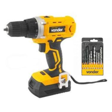 Imagem de Parafusadeira Furadeira 1820 18V C/1 Bat 2.0A Vonder +Brocas