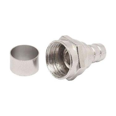 Imagem de Conector rg59 de anilha pacote com 100 peças