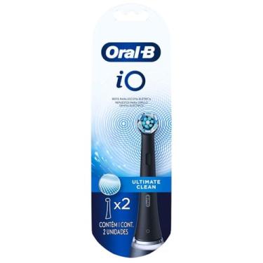 Imagem de Refil para Escova de Dentes Elétrica Oral-B iO9-2 unidades, Preto