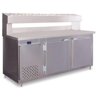 Imagem de Balcão Condimentado 3 Portas 720 Litros Rf045 Frilux Balcão Refrigerado Inox 220v