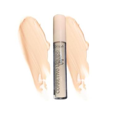 Imagem de Corretivo Líquido Vegano Alta Cobertura Acabamento Matte Natural Longa Duração Pele Perfeita (Cor 02, Único)