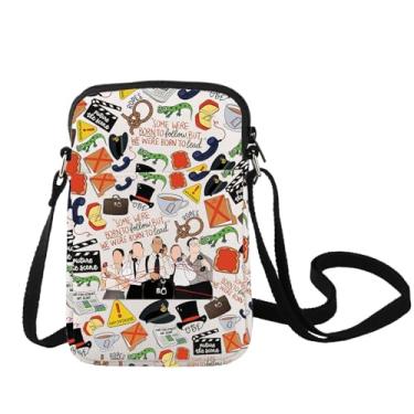 Imagem de LEVLO Bolsa tiracolo musical Operation Mincemeat Ewen Montagu & Jean Leslie Fan Gift Charles Cholmondeley Bolsa de ombro, Bolsa Obe C