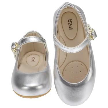 Imagem de Genérico, Sapatilha Infantil Boneca Feminina social B2A kidsTradicional Básica Confortável Metalizada Tamanho:27;Cor:PRATA
