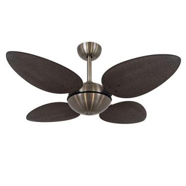 Imagem de Ventilador De Teto Volare Bronze Office 4 Pás Tabaco 127V, 110V