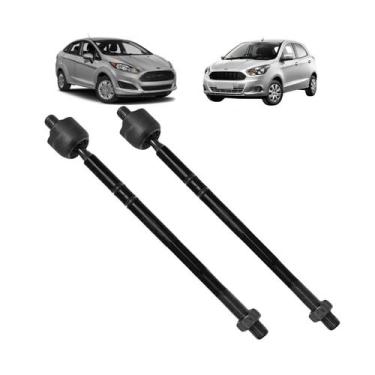 Imagem de Par Barra Axial Dianteira Esquerdo + Direito Ford Ka 2015 A 2020 Nakat