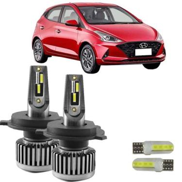 Imagem de Kit ultra led nano hyundai hb20 2012/2019 30000 lúmens 6500k (h4) - ca