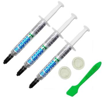 Imagem de Kit 3 Pasta Térmica GD900-1 Original Atuação Máxima 6.0 W/mk 3g Gpu Pc