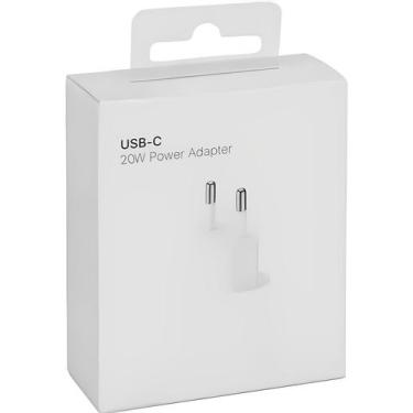 Imagem de Carregador caixa compatível Iphone Fonte 20W Tipo C Nota Fiscal 