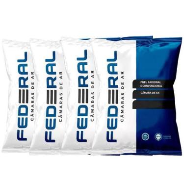 Imagem de Kit 4 Câmara De Ar Federal Gr 13/14 Tr13