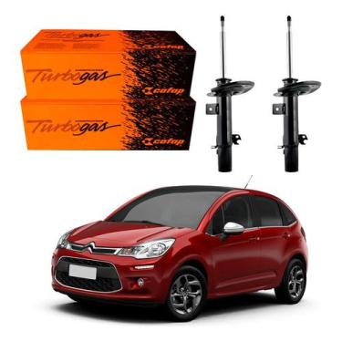 Imagem de Par Amortecedor Dianteiro C3 Manual 1.2 2016 A 2021 - Cofap