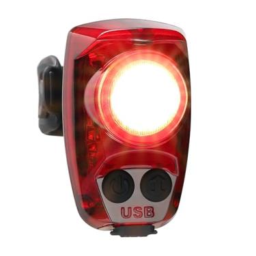 Imagem de Cygolite Hotshot Pro – Luz traseira de 200 lúmens [Tipo de montagem flexível] – 6 modos noturnos e diurnos – Velocidade de flash ajustável do usuário – Design compacto – Resistente à água IP64 – Recarregável por USB, ótimo para estradas movimentadas