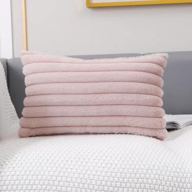 Imagem de CAPA P/ ALMOFADA EM PELUCIA WAVE SOFT 2 Lados  - 30X60 CM - S DECOR, R