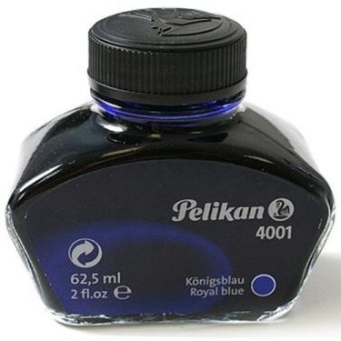 Imagem de Tinta Para Caneta Tinteiro Azul Royal Pelikan 4001 62,5ml, Azul