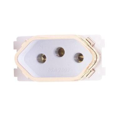 Imagem de Modulo Novara Ouro Rose Tomada 20a - DICOMPEL, OURO ROSE