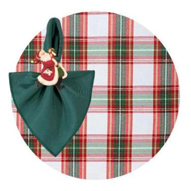 Imagem de Capas Sousplat Guardanapos Portas Modelo Natal Brilho - MUMUDECOR, XAD