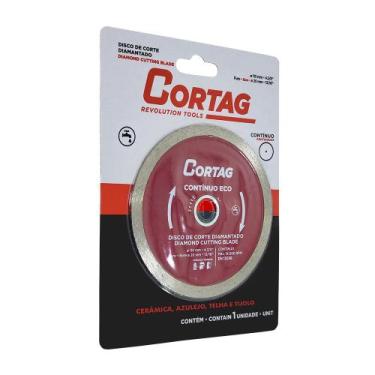 Imagem de Disco Corte Diamantado 4.3/8'' 110mm Ø 20mm Continuo Eco 61548 Cortag