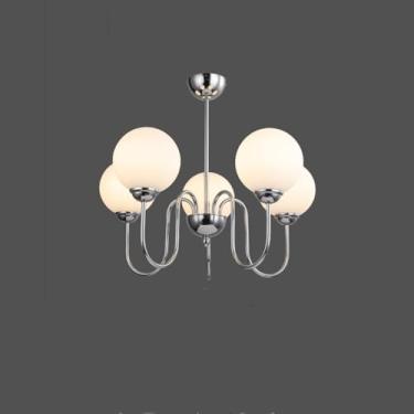 Imagem de VRJVPQBE Lustre Sputnik de 6 luzes, luminária pendente ajustável moderna industrial vintage luminária de teto para cozinha, sala de estar, sala de jantar