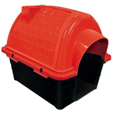 Imagem de Casa Iglu Furacão Pet para Cães Vermelha - Tamanho 6