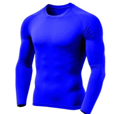 Imagem de Camiseta Uv Dry Masculina Manga Longa Segunda Pele Térmica Proteção So