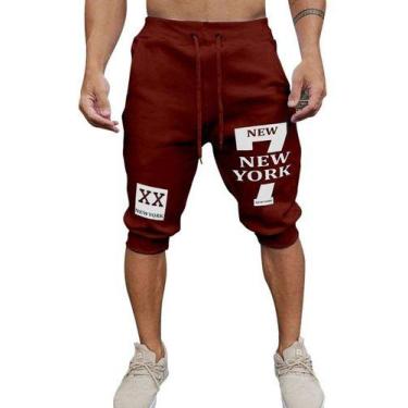 Imagem de Bermuda New York Masculina Jogger Short Esportivo Lançamento - DIAMANT