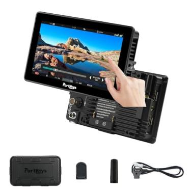 Imagem de Portkeys BM5IV WR 5.5" 2000nit Camera Control Field Monitor, Touchscreen Dual Screen para Sony Canon RED ARRI ZCAM Nikon BMPCC, Rec.709 Color Gamut (sem bateria)