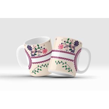Imagem de Caneca Porcelana 325ml Personalizada Presente Dia Das Mães - Oxford