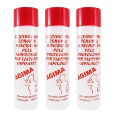 Imagem de Kit 3 Tira Manchas De Tinturas Capilares 100Ml - Agima - Agima Cosméti