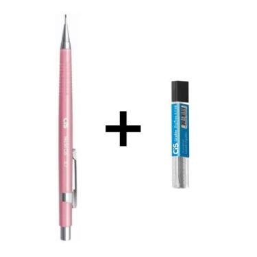 Imagem de Lapiseira TecnoCis 0.7mm ROSA CL + 1 Tubo Grafite BigTree HB