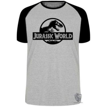 Imagem de Camiseta  Jurassic Park logo Blusa Plus Size extra grande adulto ou in