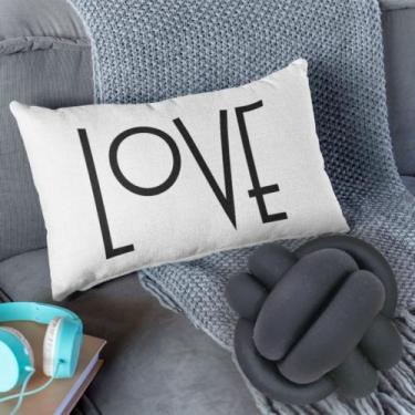 Imagem de kit Almofadas Baguete Cheia Decorativa+ Almofada De Nozinho Love Home 