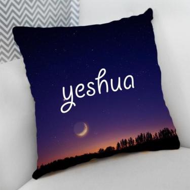 Imagem de Almofada Decorativa Cheia c/ Zíper Estampas Evangélico Católico - Delu