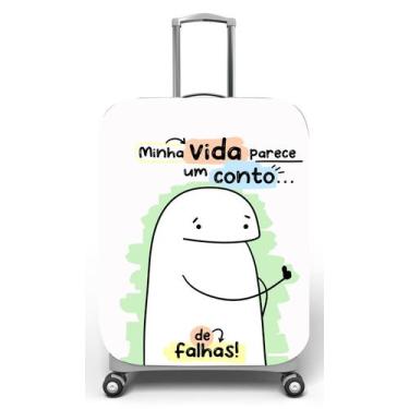 Imagem de Capa para mala de viagem M, medidas max C40x A59 x P27cm Flork Conto d