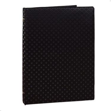 Imagem de Álbum Fotográfico 48 fotos 20x30 BLING PRETO Liso Casal Namorados Viag