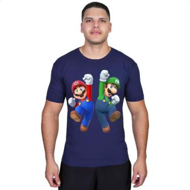 Imagem de Camiseta Super Mario Gamer Personalização Envio Imediato Top - Cassio 