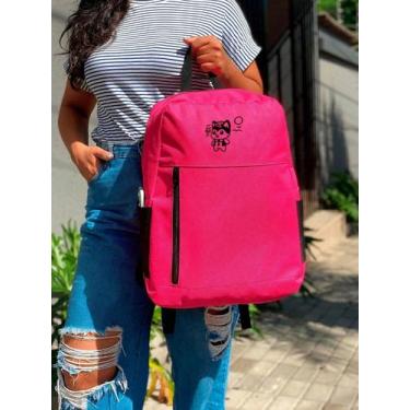 Imagem de Mochila Nylon Bolso Vertical GATO NA PRAIA Estampada Personalizada Res