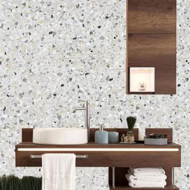 Imagem de Papel de Parede  Textura Granilite Viscaia (folha med. 90x300 cm) - De