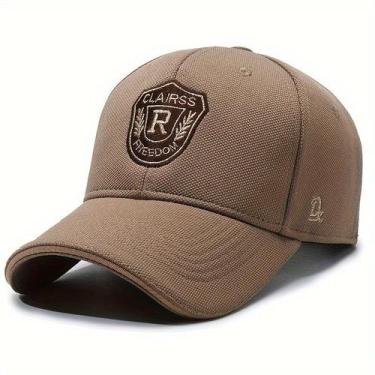 Imagem de Boné de Beisebol Unissex com Emblema da Letra R - de Algodão - Emaús A