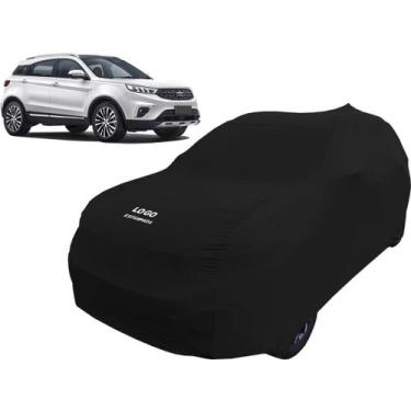 Imagem de Capa Para Carro De Tecido Lycra Ford Territory Anti-risco - Mz, Preta
