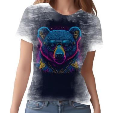 Imagem de Camiseta Camisa Estampada T-shirt Face Urso Neon Moda 3 - Enjoy Shop, 