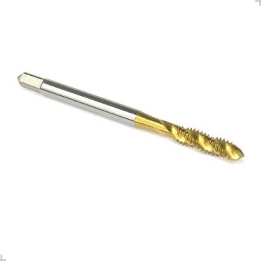 Imagem de Macho Máquina 1/4" UNC (20 FPP) Canal Helicoidal e Haste Reforçada, em