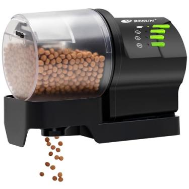 Imagem de Ycozy Alimentador Automático De Peixes Para Aquário Distribuidor Automático De Alimentos Com Temporizador Para Tanques Pequenos, Aquários - Alimentadores Alimentados Por Bateria/Plug-In Para Peixes Do