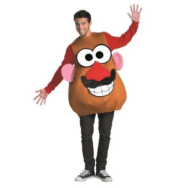 Imagem de Disguise Fantasia de cabeça de batata, fantasia oficial de cabeça de batata com características destacáveis, Multi, 3X