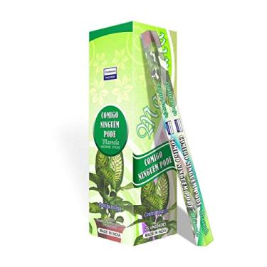 Imagem de Incenso Indiano Massala Darshan Comigo Ninguém Pode: contra-inveja - 12 caixinhas