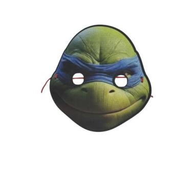 Imagem de Máscara Realista E.v.a 3D Infantil Tartarugas Ninjas - SGB MODAS, Leon