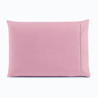 Imagem de 2 Fronhas Avulsas 200 Fios 100% Algodão Ponto Palito com Ziper - prosp