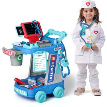 Imagem de Kit de Doutor Liberry para Crianças (3 a 5 anos) - com Carrinho e Fant