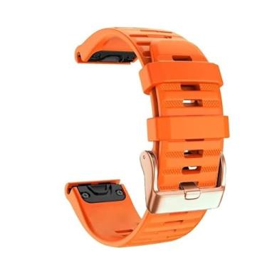 Imagem de ONECMN Pulseira de silicone para Garmin Fenix 6X 6 6S Pro 5X 5 5S Plus 3HR Enduro D2 Delta PX Easy Fit Quick Release (N, Fenix 7 de 22 mm)